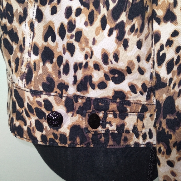 LuLaRoe Kenny Leopard Print Long Sleeve Jacket- Women's Size Medium - Picture 7 of 11